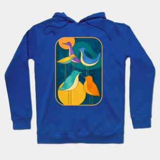 BIRDFLOWER Flock Of Many Colors Hoodie